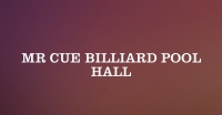 Mr Cue Billiard Pool Hall Logo