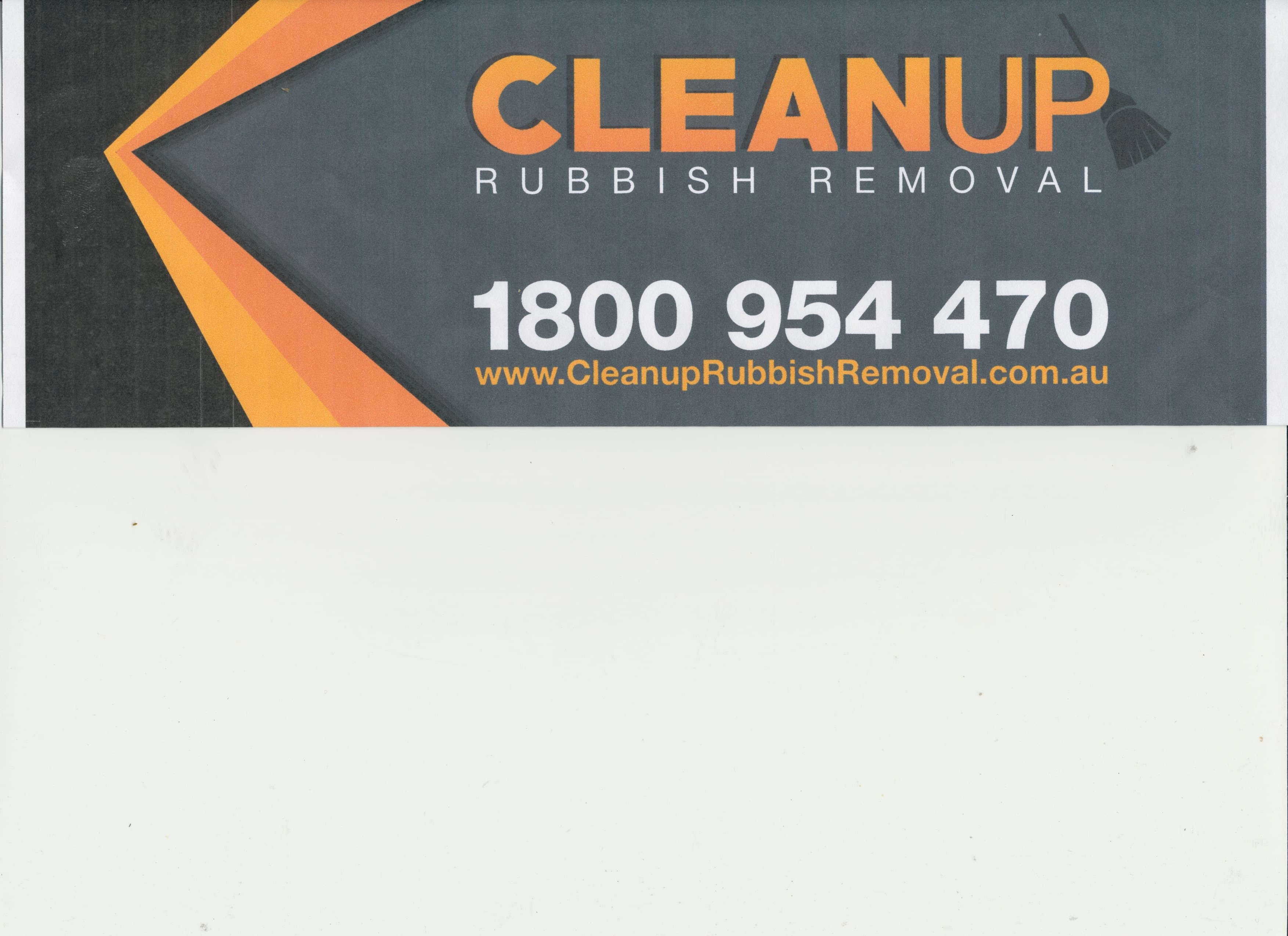 Clean Up Rubbish Removal Logo