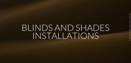 Blinds and Shades Installations mount dee
