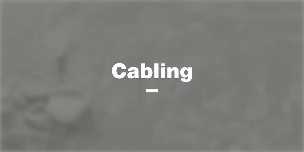 Cabling Strathmore