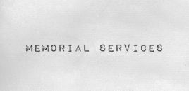Memorial Services mascot