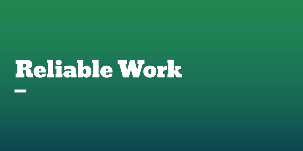Reliable Work mount prospect