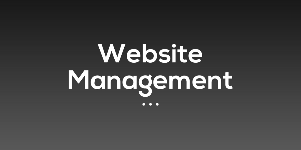 Website Management tapping