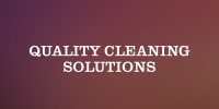 Quality Cleaning Solutions Logo