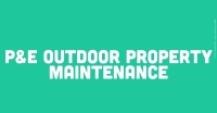 P&E Outdoor Property Maintenance Logo