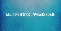 Well Done Services : Appliance Repairs Logo