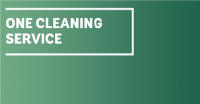 One Cleaning Service Logo