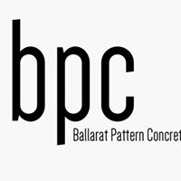 Ballarat 's Pattern Concrete Logo