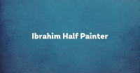 Ibrahim Half Painter Logo