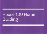 House 100 Home Building Logo