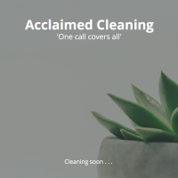 Acclaimed Cleaning Logo