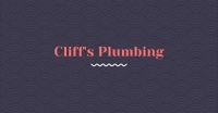 Cliff's Plumbing Logo