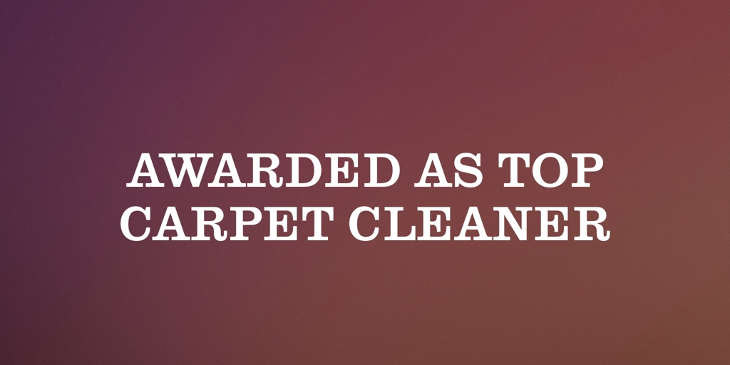 Awarded as Top Carpet Cleaner Rockingham