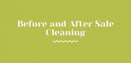 Before and After Sale Cleaning Falls Creek