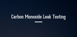 Carbon Monoxide Leak Testing macleod