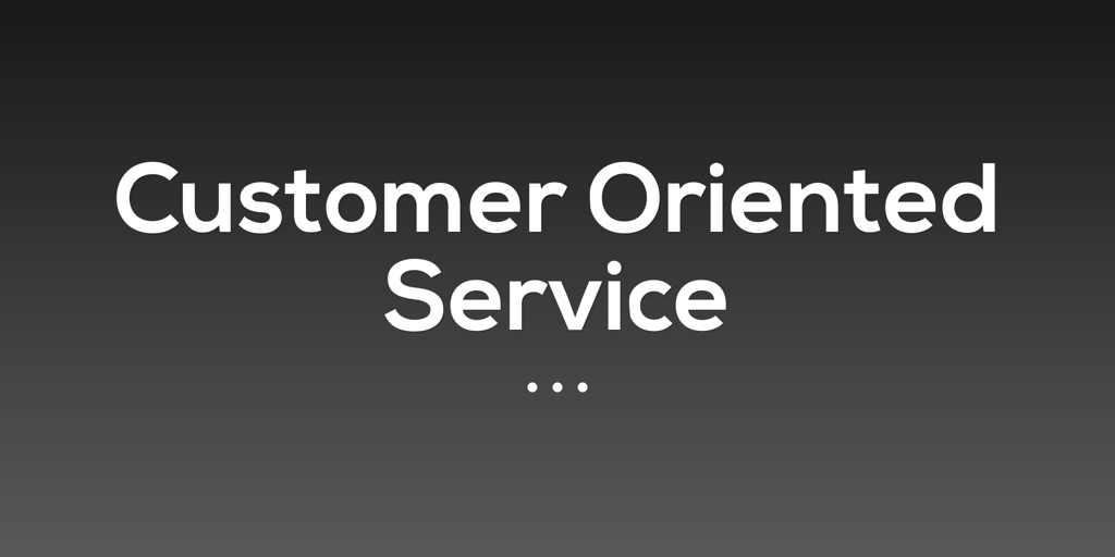 Customer Oriented Service Sorrento