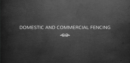 Domestic and Commercial Fencing Woodville South Woodville South