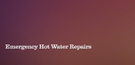 Emergency Hot Water Repair Flynn