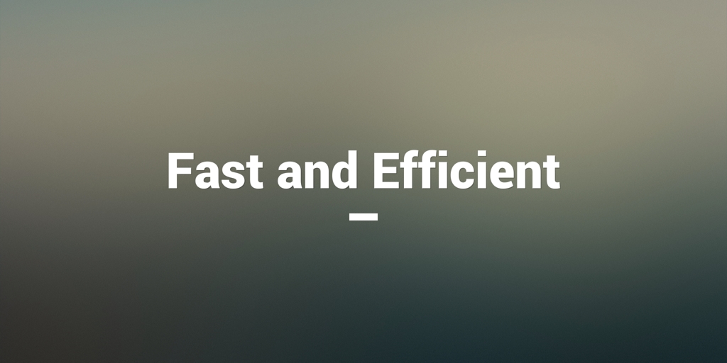 Fast and Efficient Tweed Heads