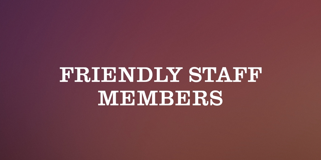 Friendly Staff Members Chipping Norton