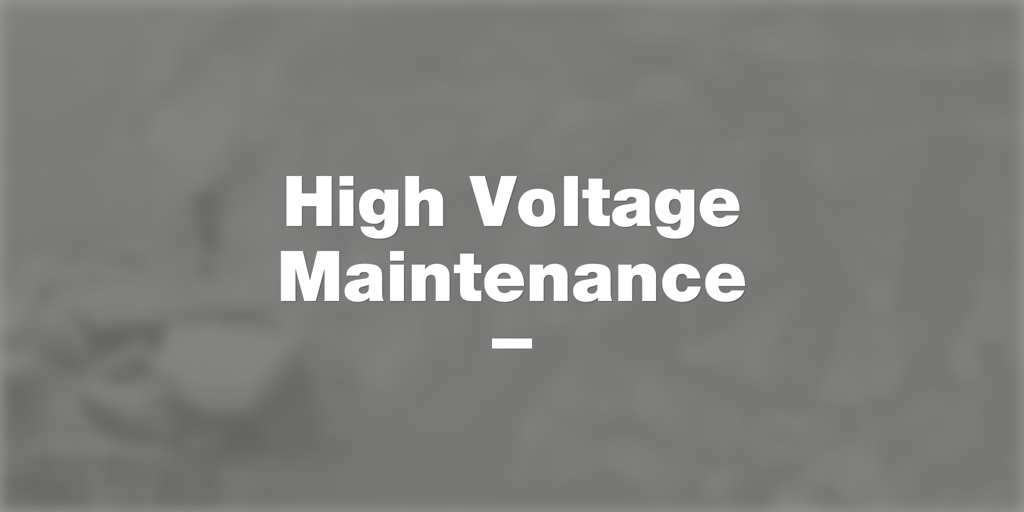 High Voltage Maintenance Strathmore Electricians Strathmore