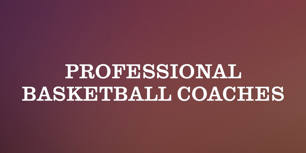 Professional Basketball Coaches Murray
