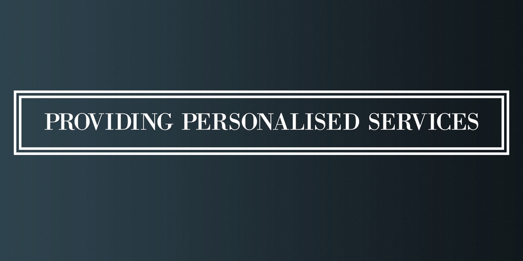 Providing Personalised Services addington