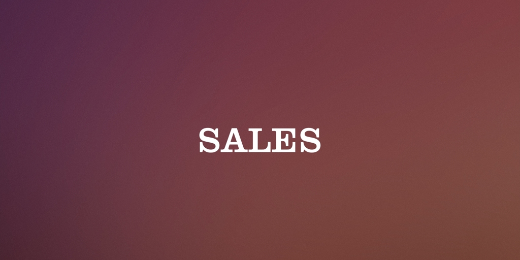 Sales waterfall